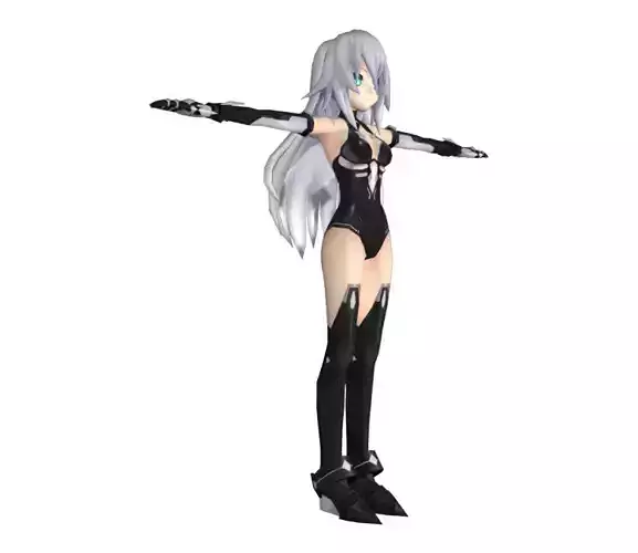 Hyperdimension Neptunia Mk2 - Black Heart Low-poly 3D model Low-poly 3D model