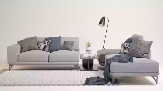 Modern and simple sofaset