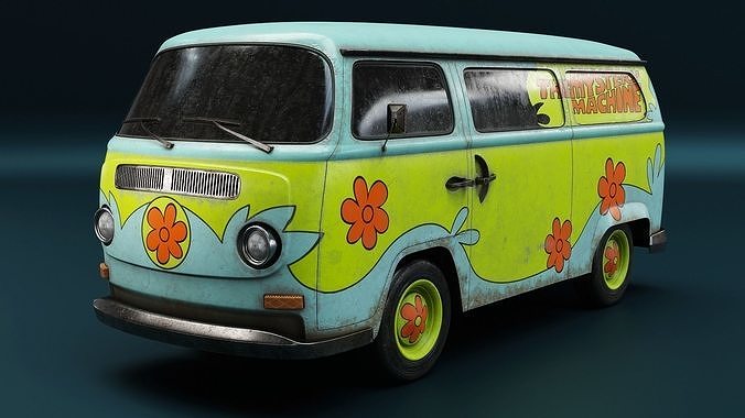 The mystery machine 3D model