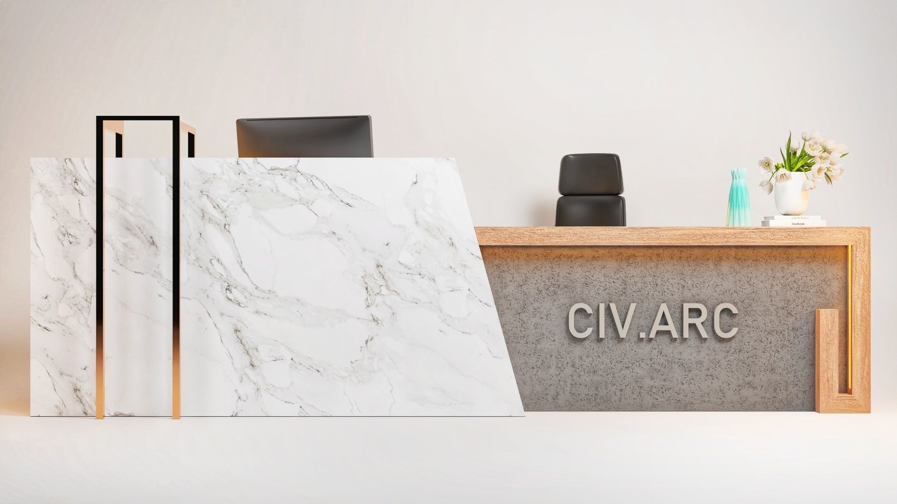 RECEPTION TABLE 3D model_1