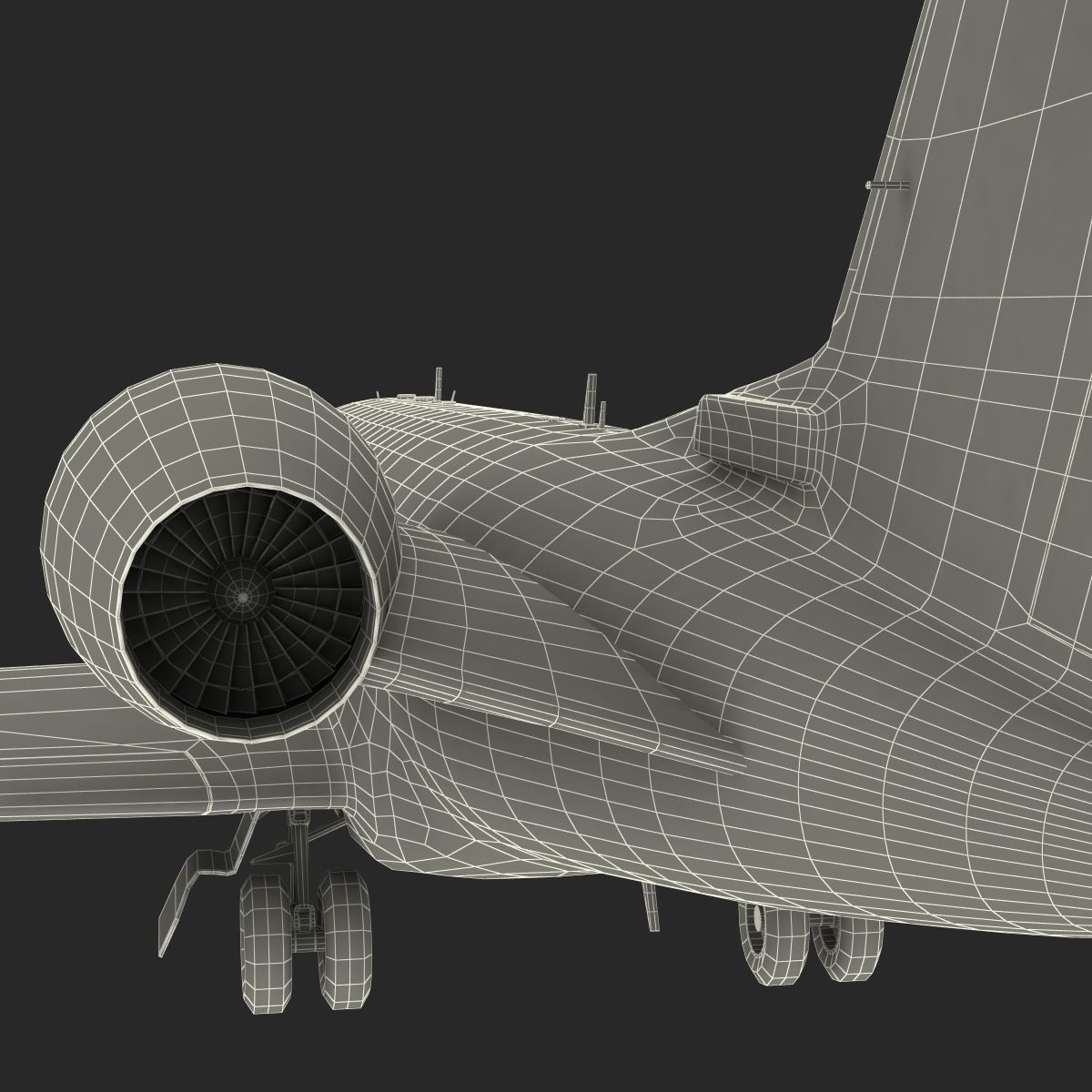 Business Jet Gulfstream G500 3D model_66