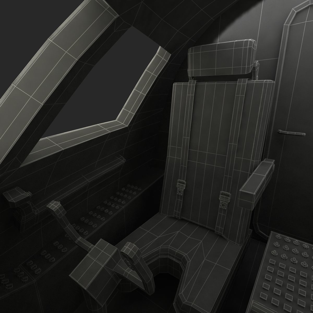 Business Jet Gulfstream G500 3D model_78