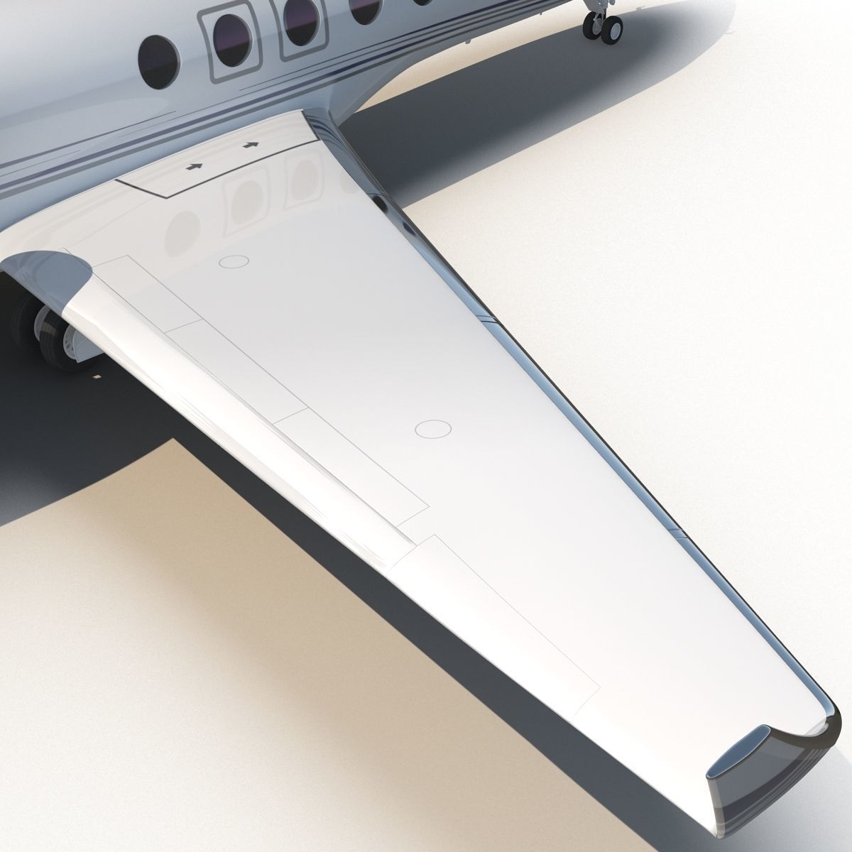 Business Jet Gulfstream G500 3D model_20