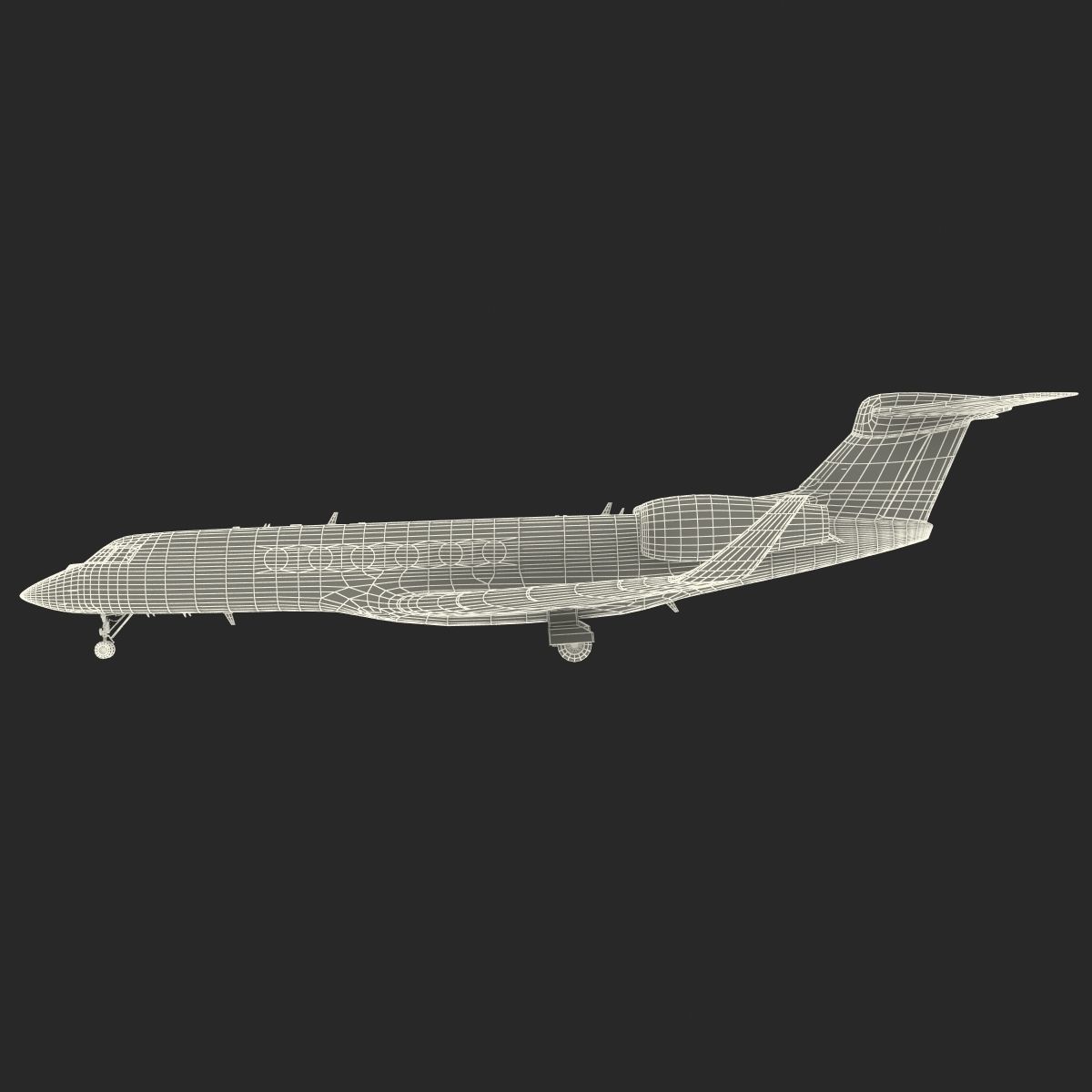 Business Jet Gulfstream G500 3D model_56
