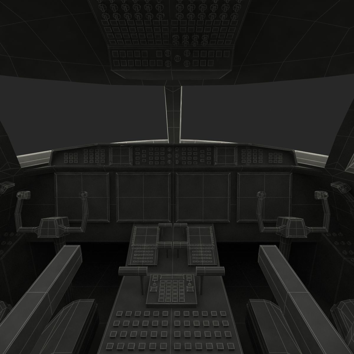 Business Jet Gulfstream G500 3D model_74