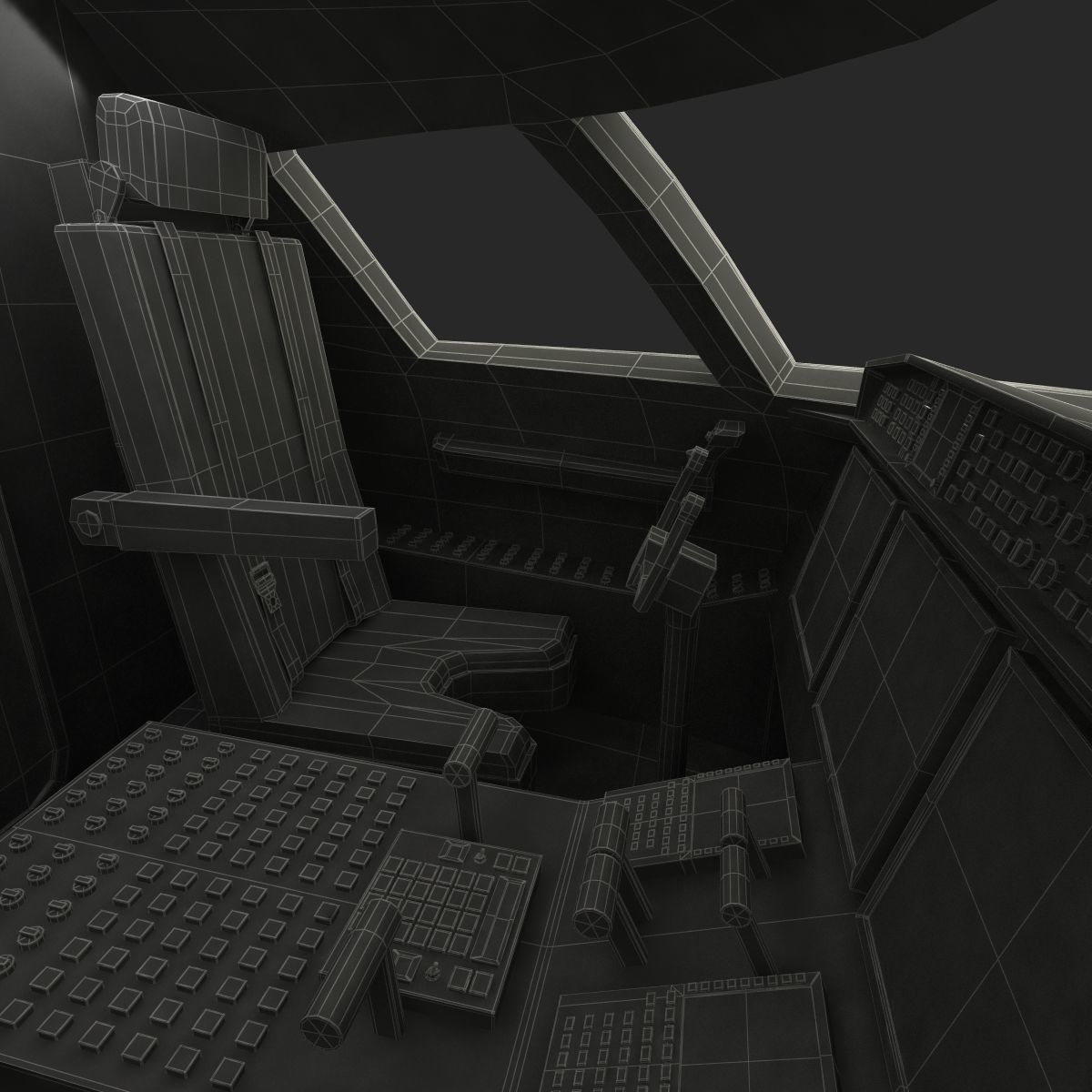 Business Jet Gulfstream G500 3D model_76