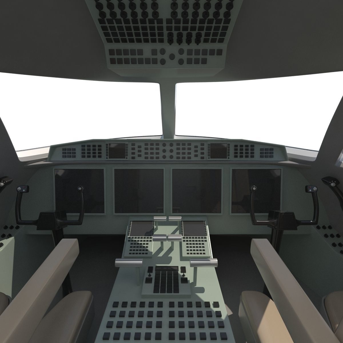 Business Jet Gulfstream G500 3D model_40