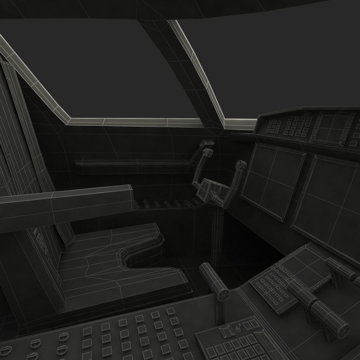 Business Jet Gulfstream G500 3D model_75