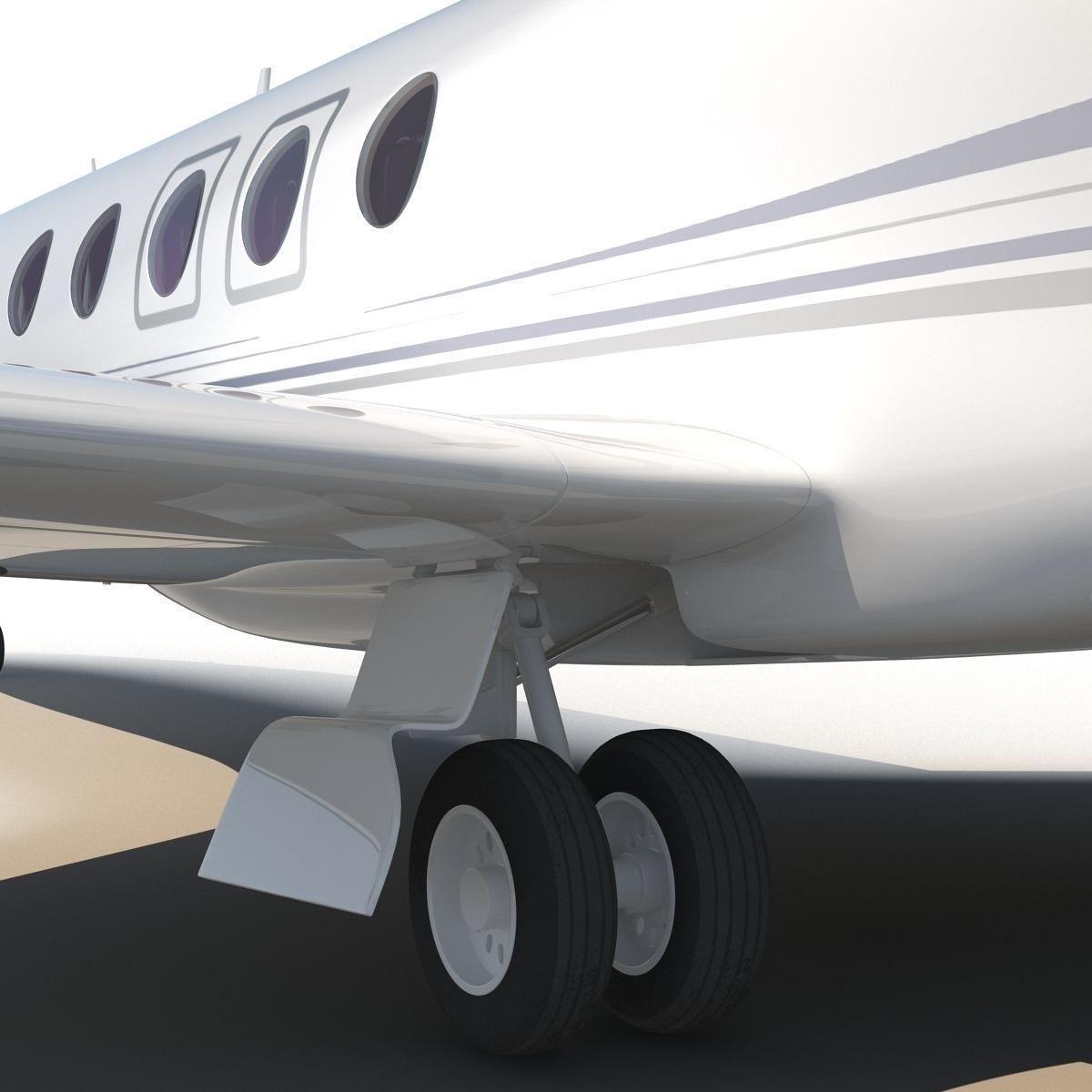 Business Jet Gulfstream G500 3D model_16