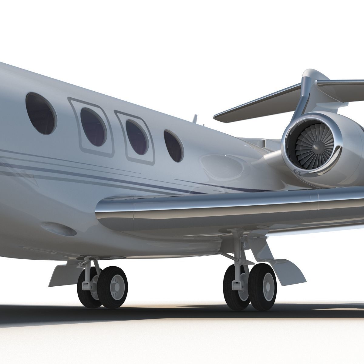 Business Jet Gulfstream G500 3D model_15