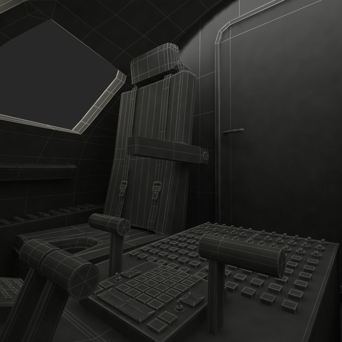 Business Jet Gulfstream G500 3D model_79