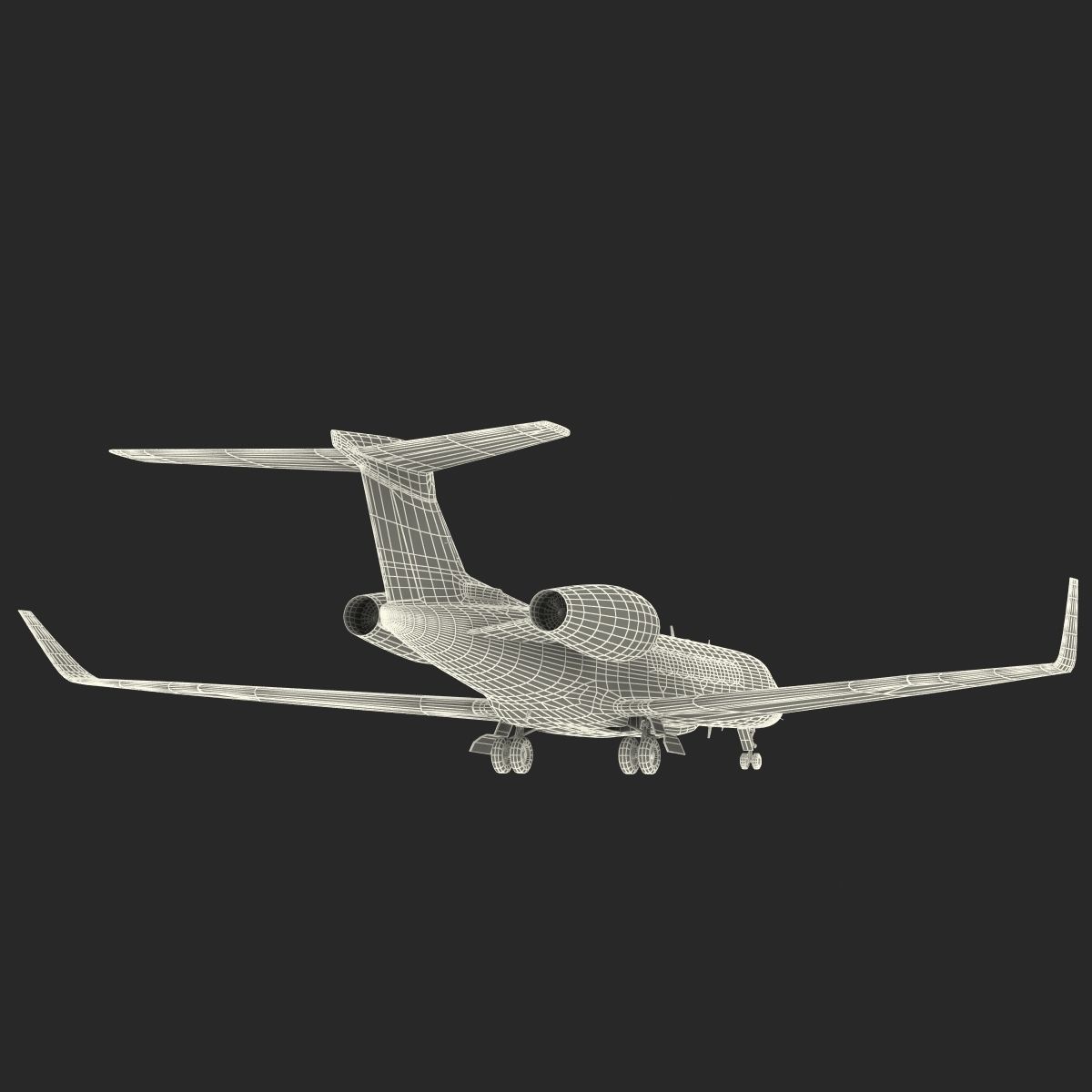 Business Jet Gulfstream G500 3D model_58