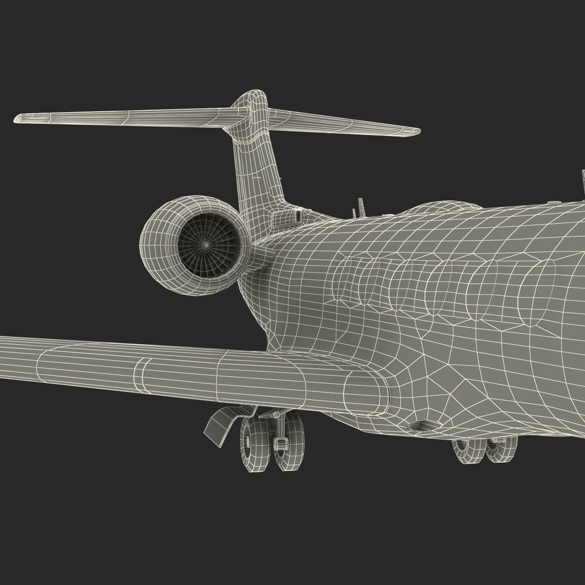 Business Jet Gulfstream G500 3D model_63