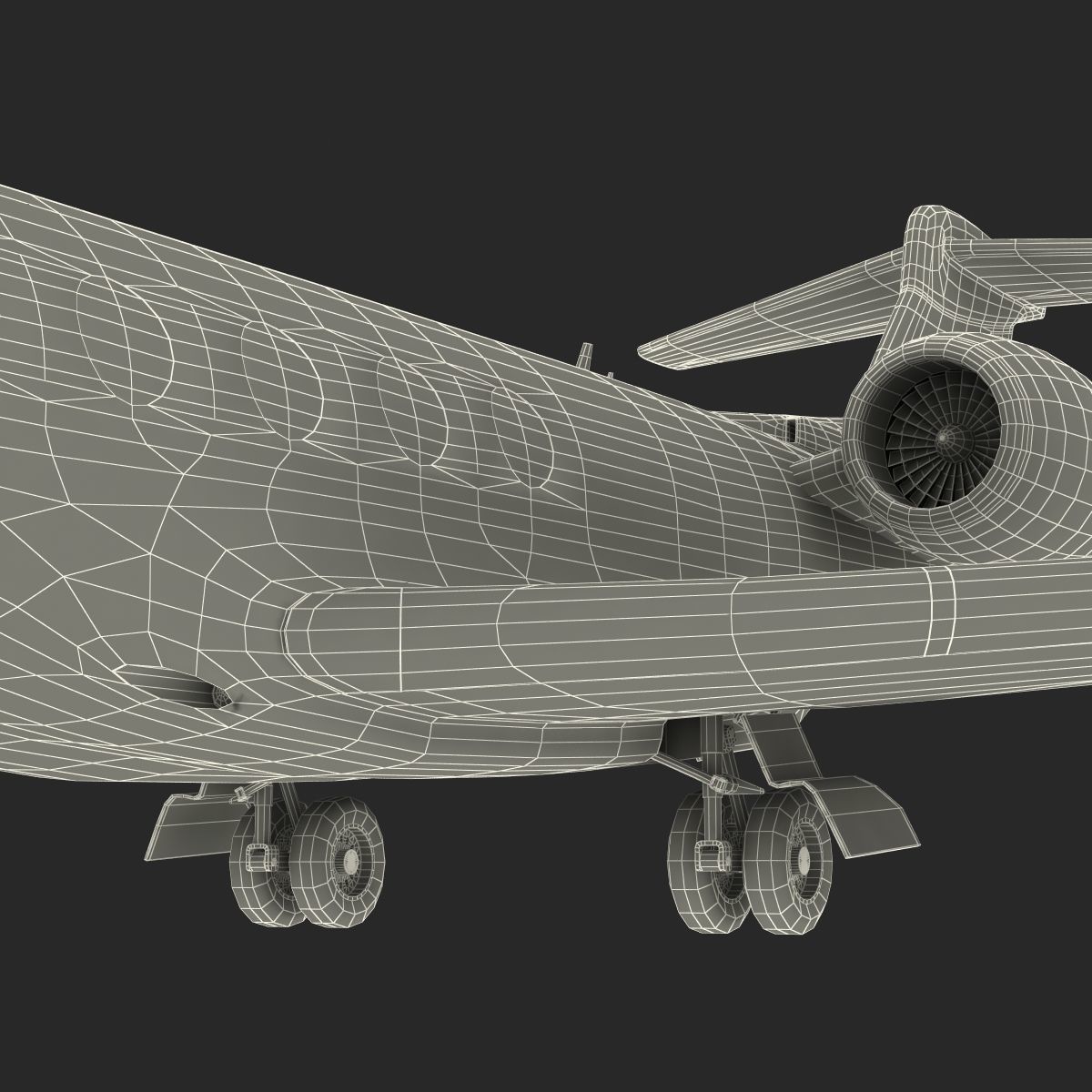 Business Jet Gulfstream G500 3D model_64