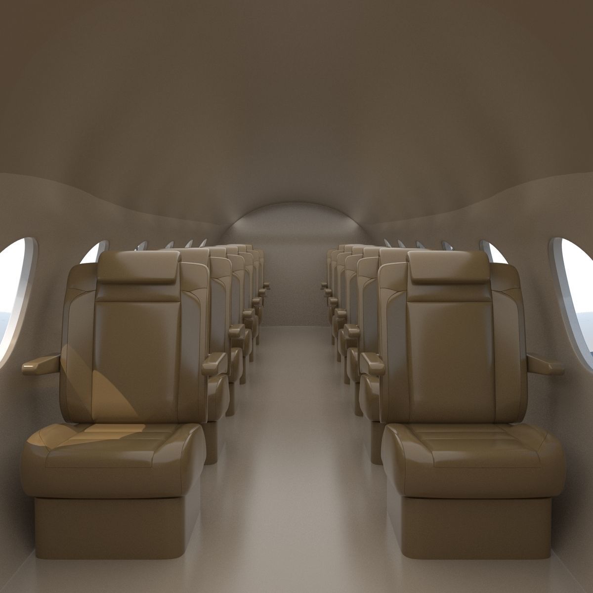 Business Jet Gulfstream G500 3D model_32