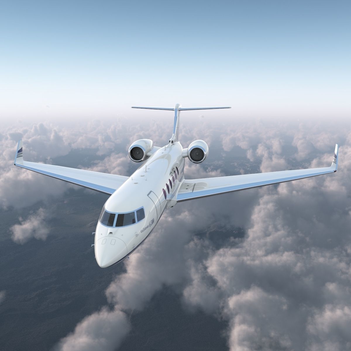 Business Jet Gulfstream G500 3D model_24