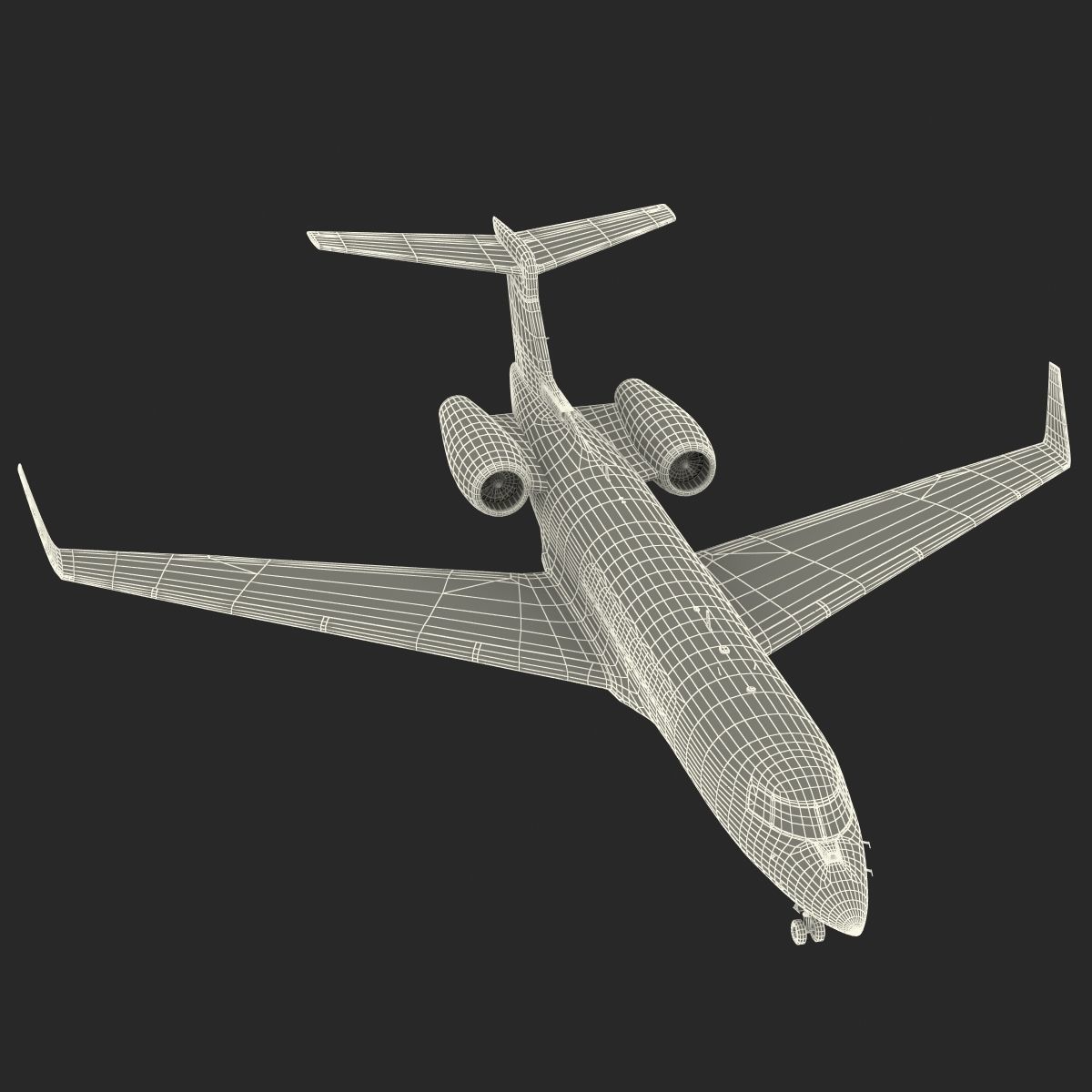 Business Jet Gulfstream G500 3D model_59