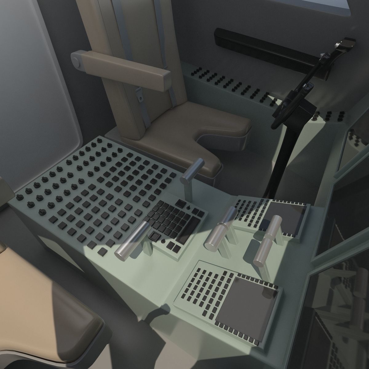 Business Jet Gulfstream G500 3D model_45