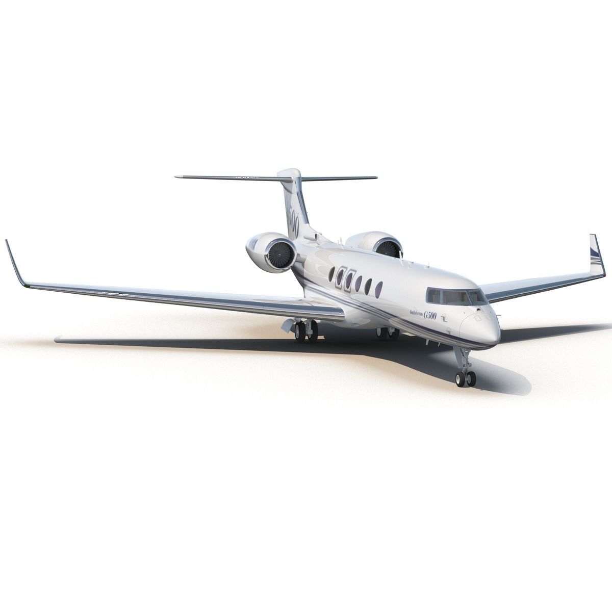 Business Jet Gulfstream G500 3D model_3