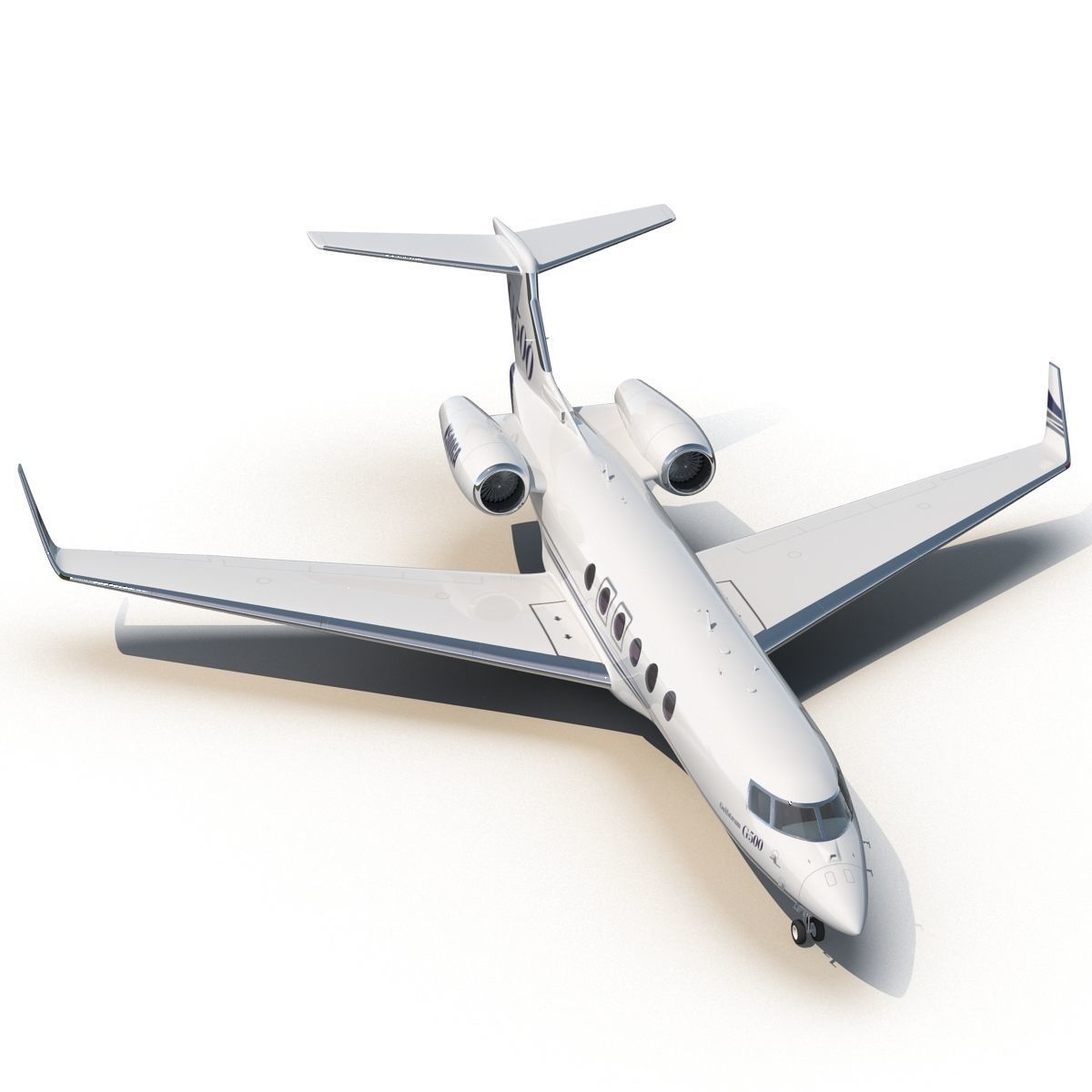 Business Jet Gulfstream G500 3D model_8