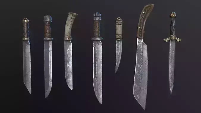 Vikings Swords and Knifes set
