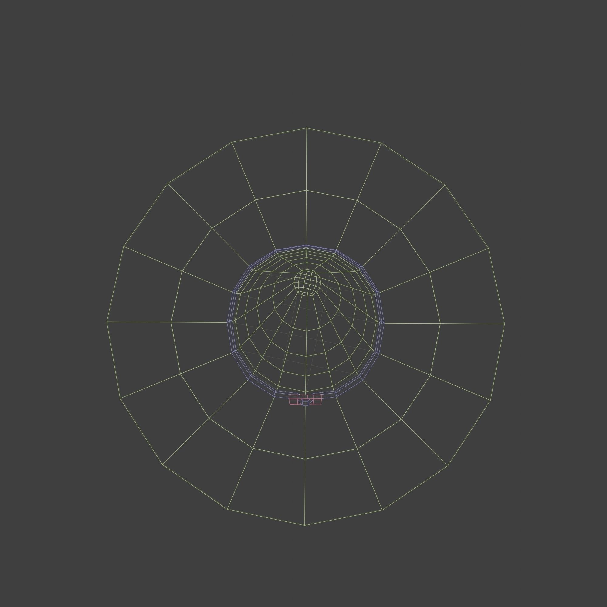 Witch Wizard Hat Low Polly Game Ready Low-poly 3D model_7