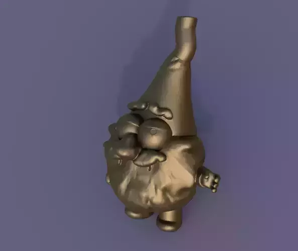Gnome hookah Shisha mouthpiece  Adaptador Cachimba forma de nomo 3D print model
