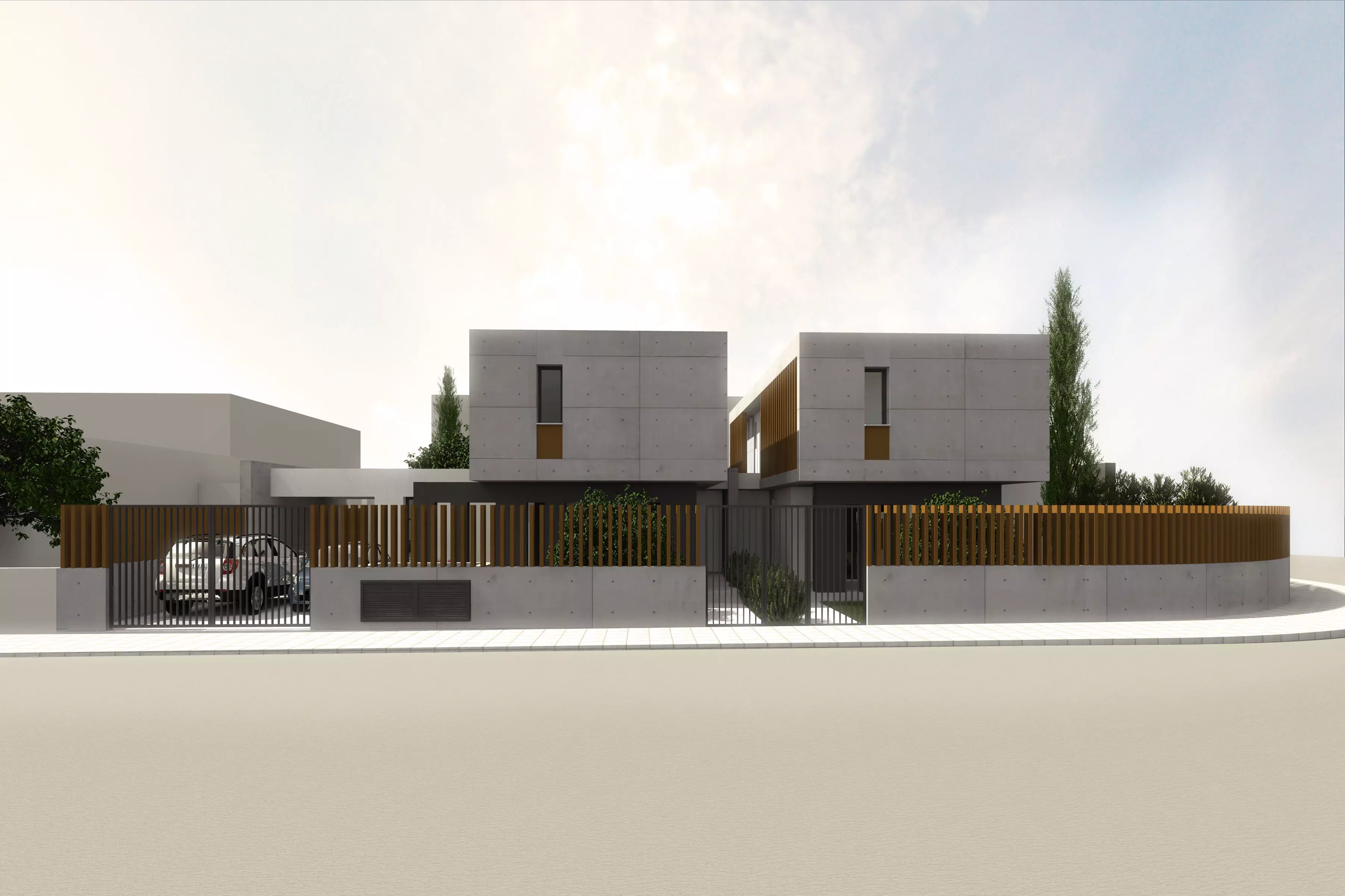 DEM18 modern house in cyprus 3D model
