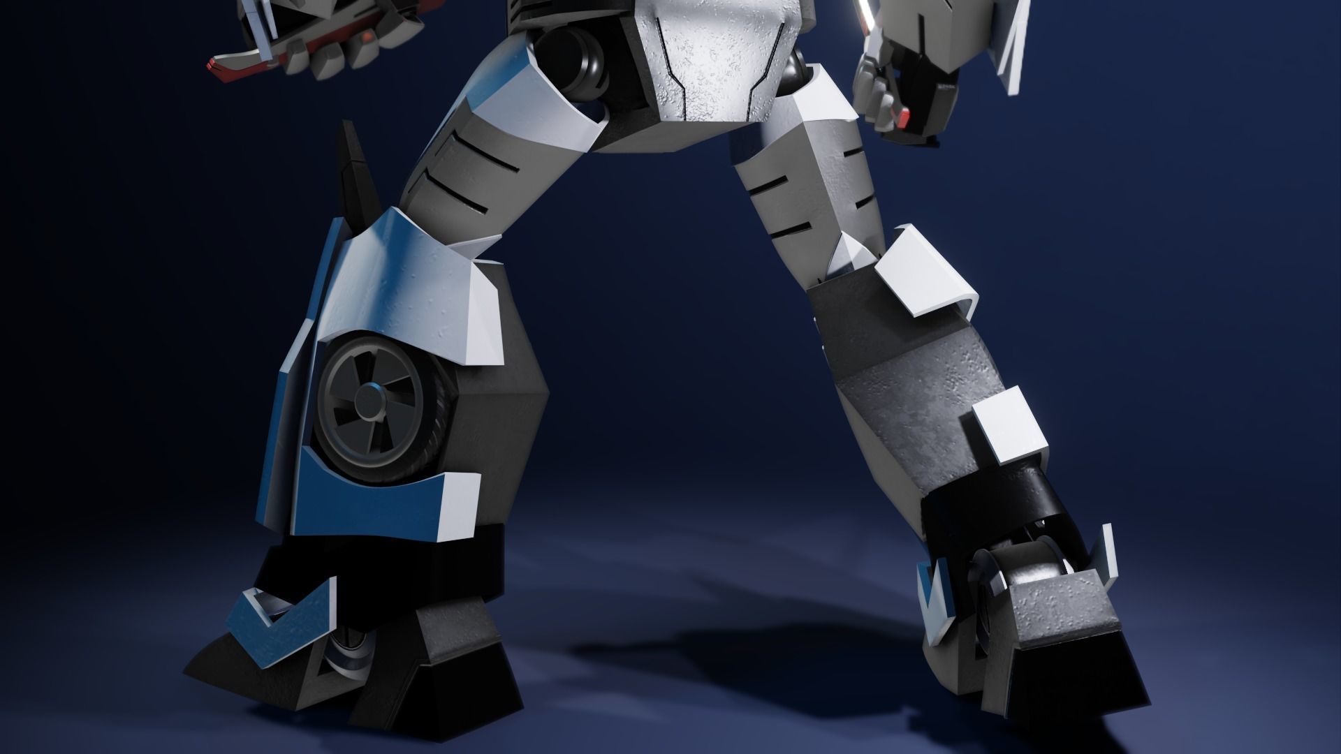 Wheeljack Transformers Prime Character Rig Low-poly 3D model_6