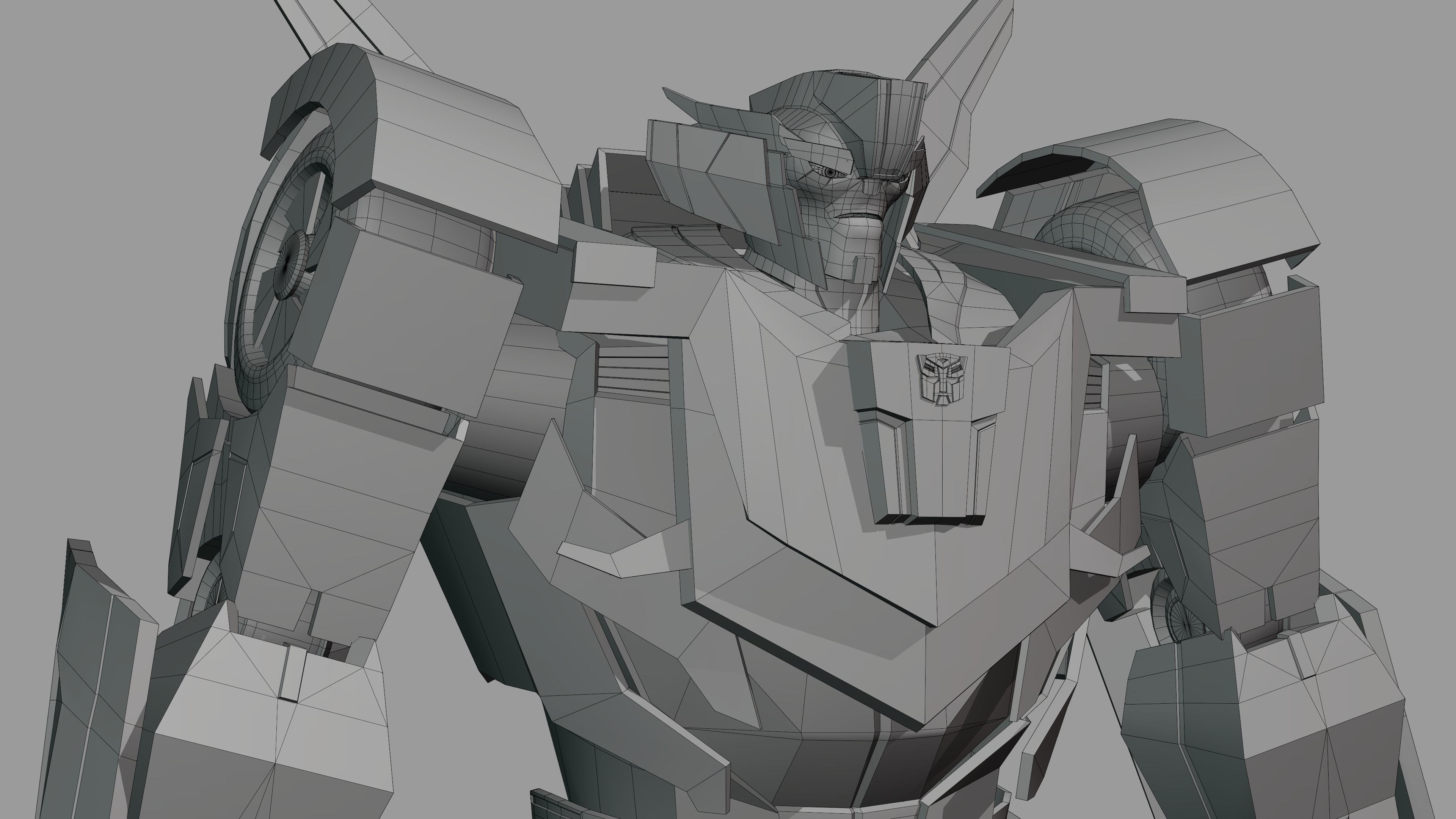 Wheeljack Transformers Prime Character Rig Low-poly 3D model_22