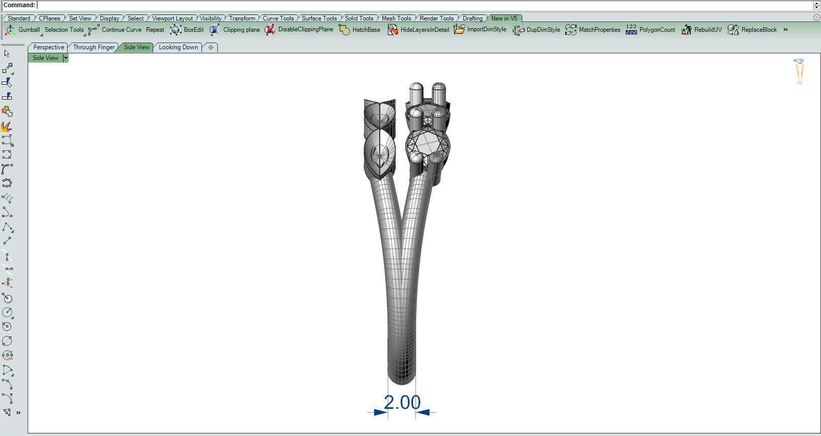 Diamond Ring oval-M 3D print model_13