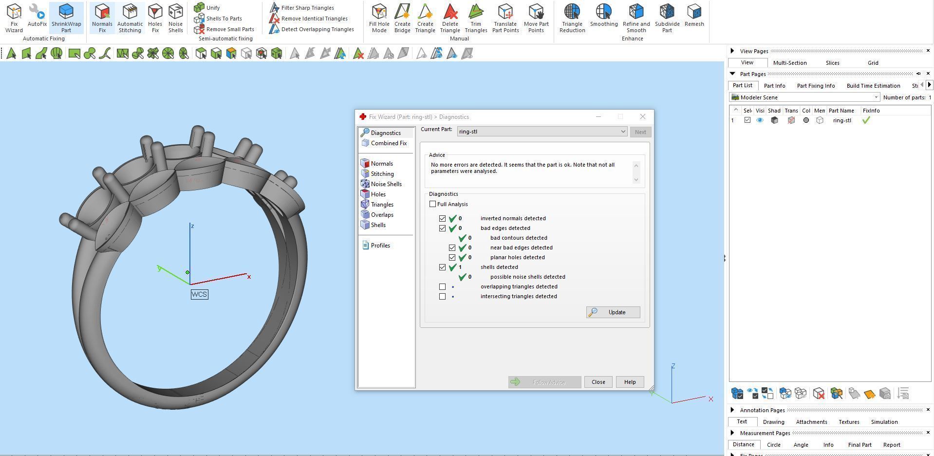 Diamond Ring oval-M 3D print model_16