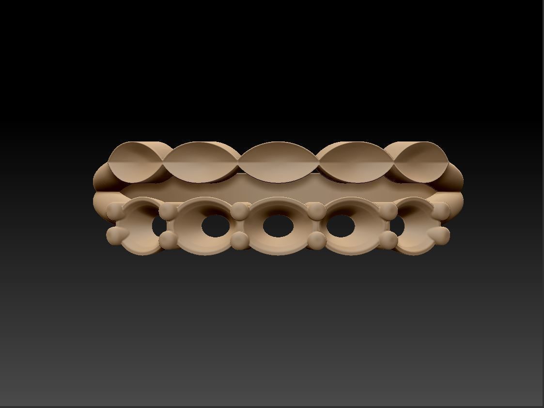 Diamond Ring oval-M 3D print model_7