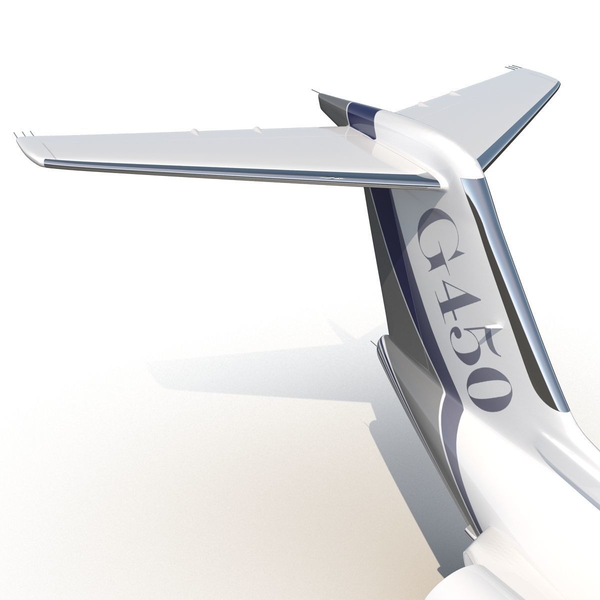 Gulfstream G450 Rigged 3D model_35