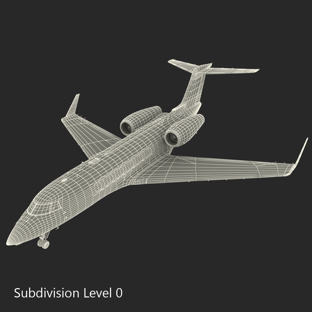 Gulfstream G450 Rigged 3D model_57