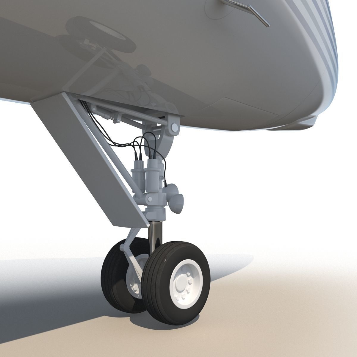 Gulfstream G450 Rigged 3D model_31