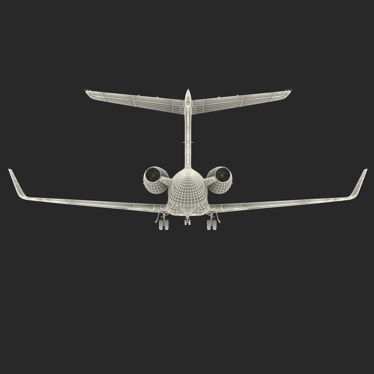 Gulfstream G450 Rigged 3D model_65