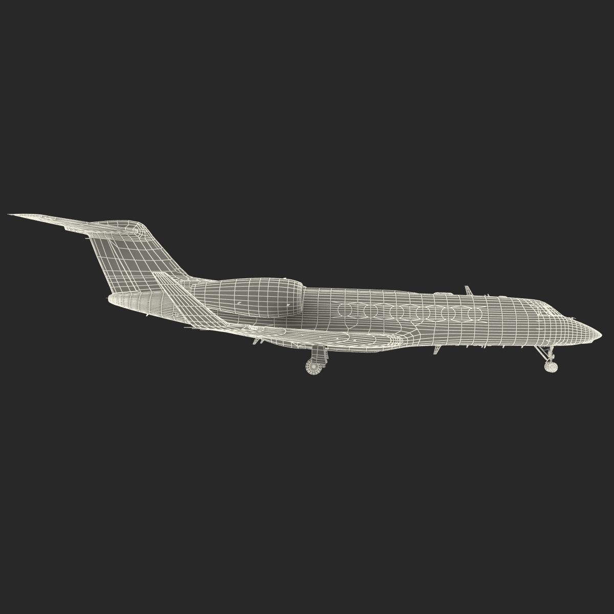 Gulfstream G450 Rigged 3D model_64