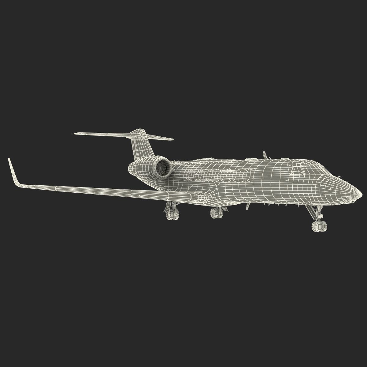 Gulfstream G450 Rigged 3D model_71
