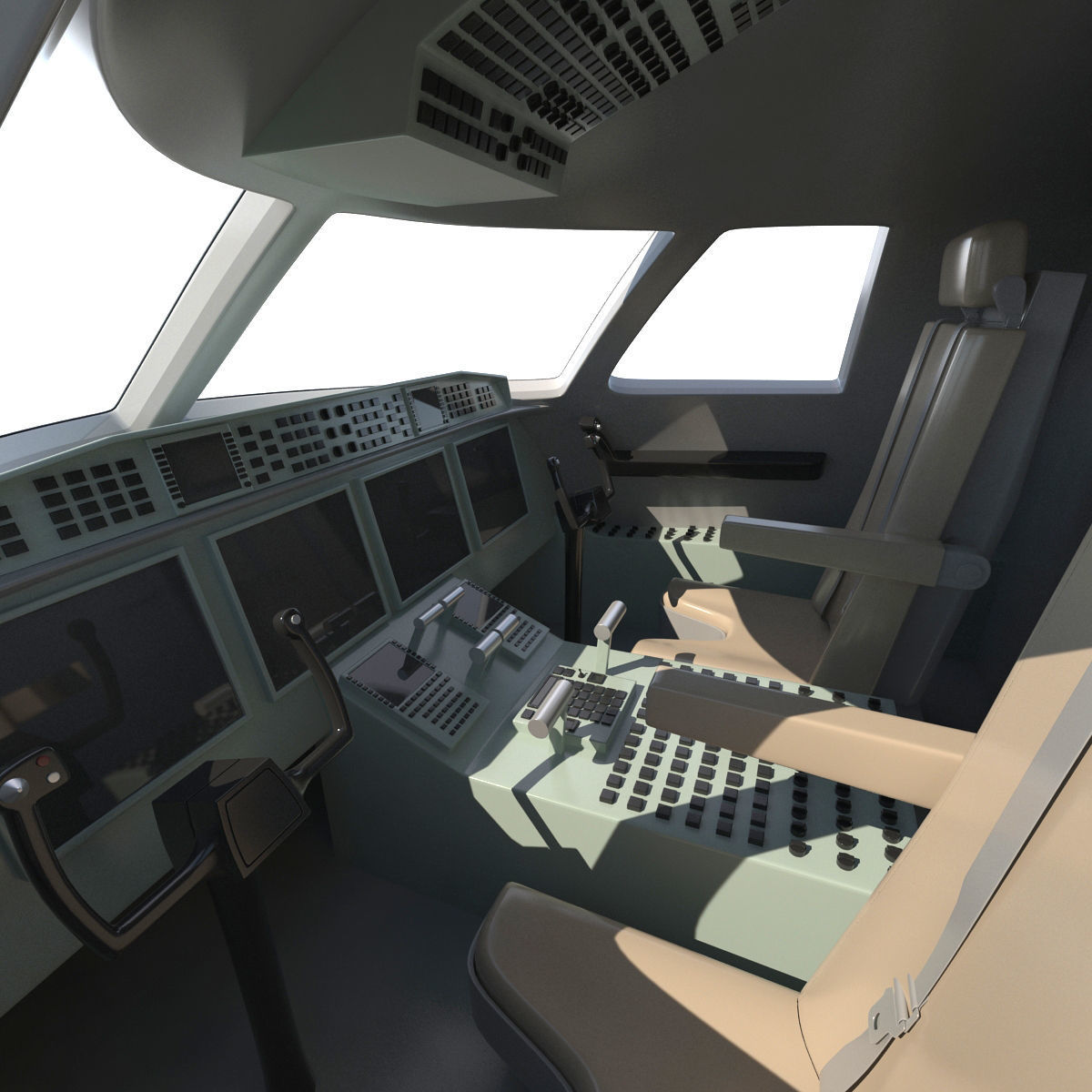 Gulfstream G450 Rigged 3D model_56