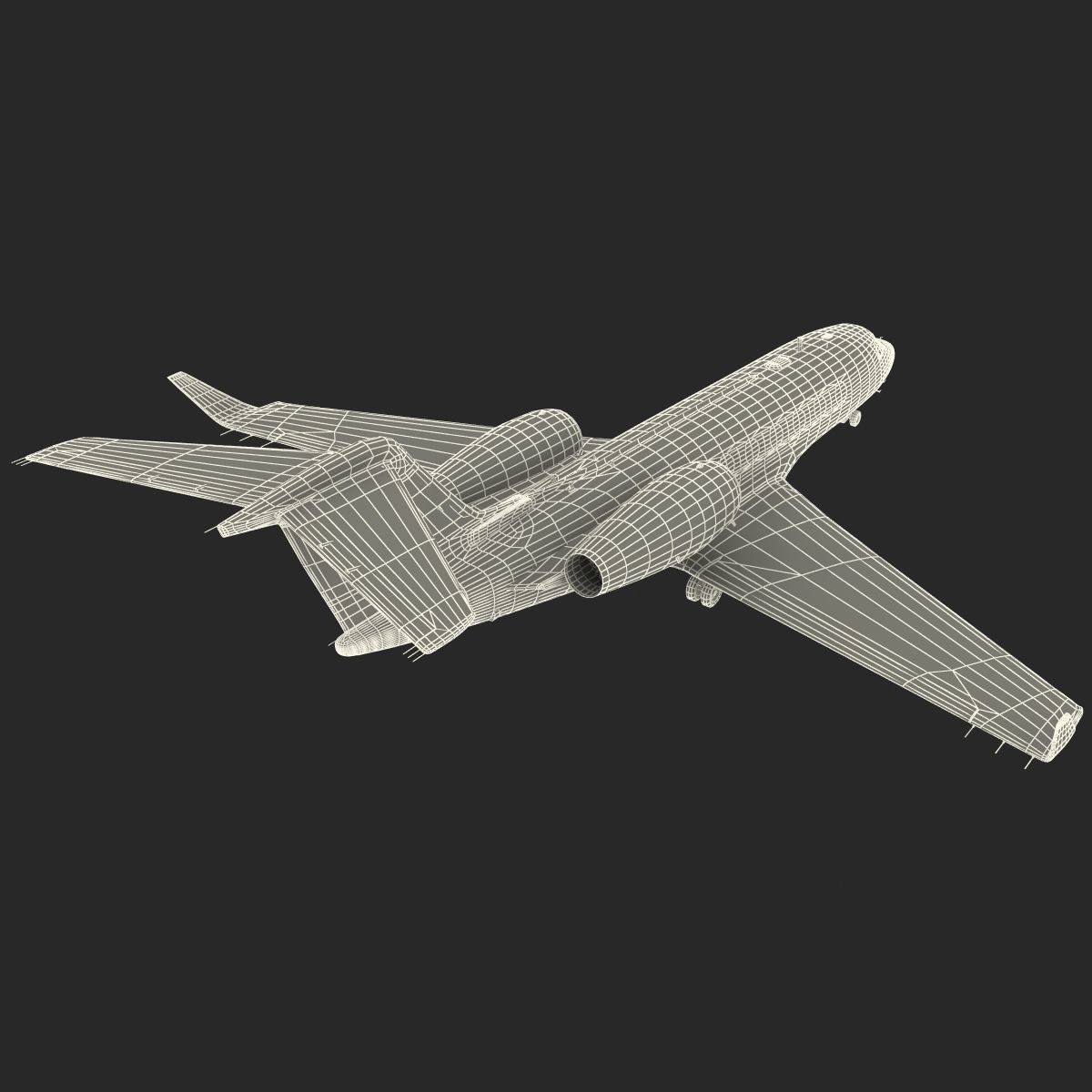 Gulfstream G450 Rigged 3D model_68