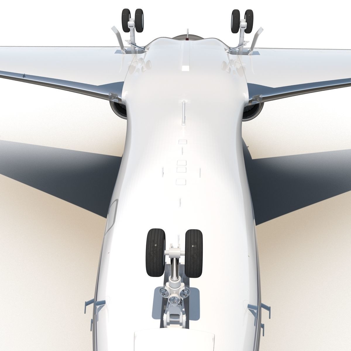 Gulfstream G450 Rigged 3D model_38