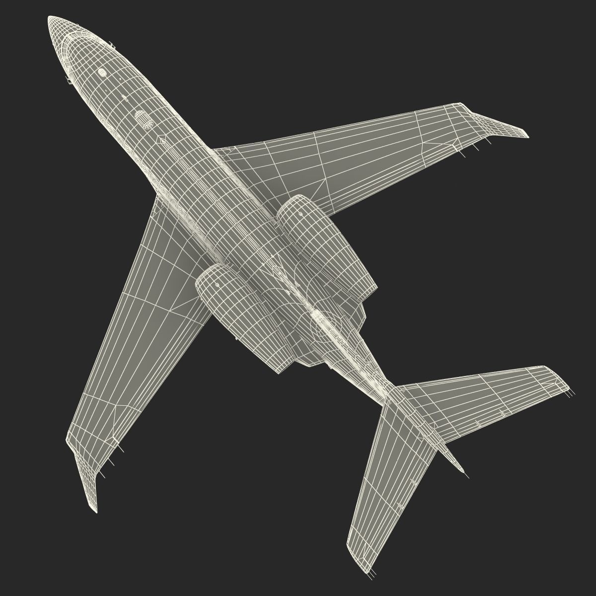 Gulfstream G450 Rigged 3D model_66