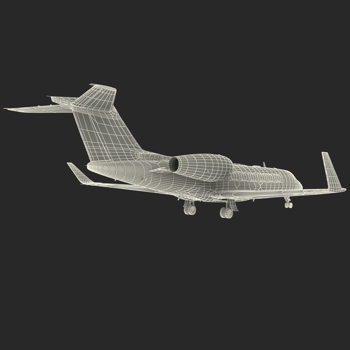 Gulfstream G450 Rigged 3D model_72