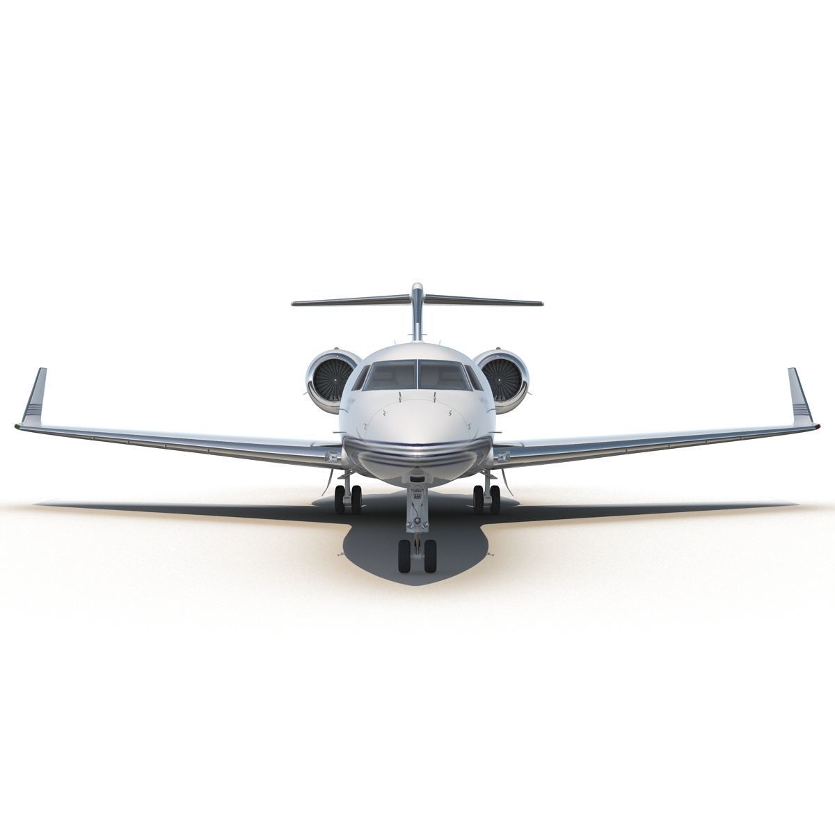Gulfstream G450 Rigged 3D model_17