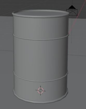 Game ready Oil barrel Free low-poly 3D model_5