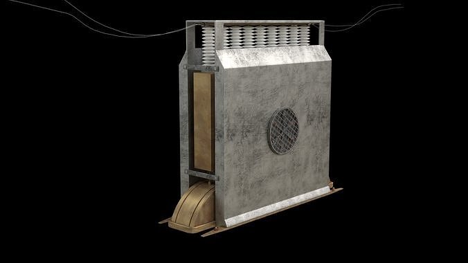 Sci-Fi Electrics generator 3D model 3D model
