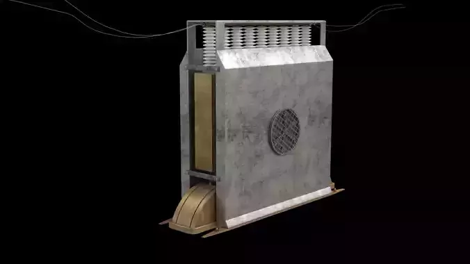 Sci-Fi Electrics generator 3D model