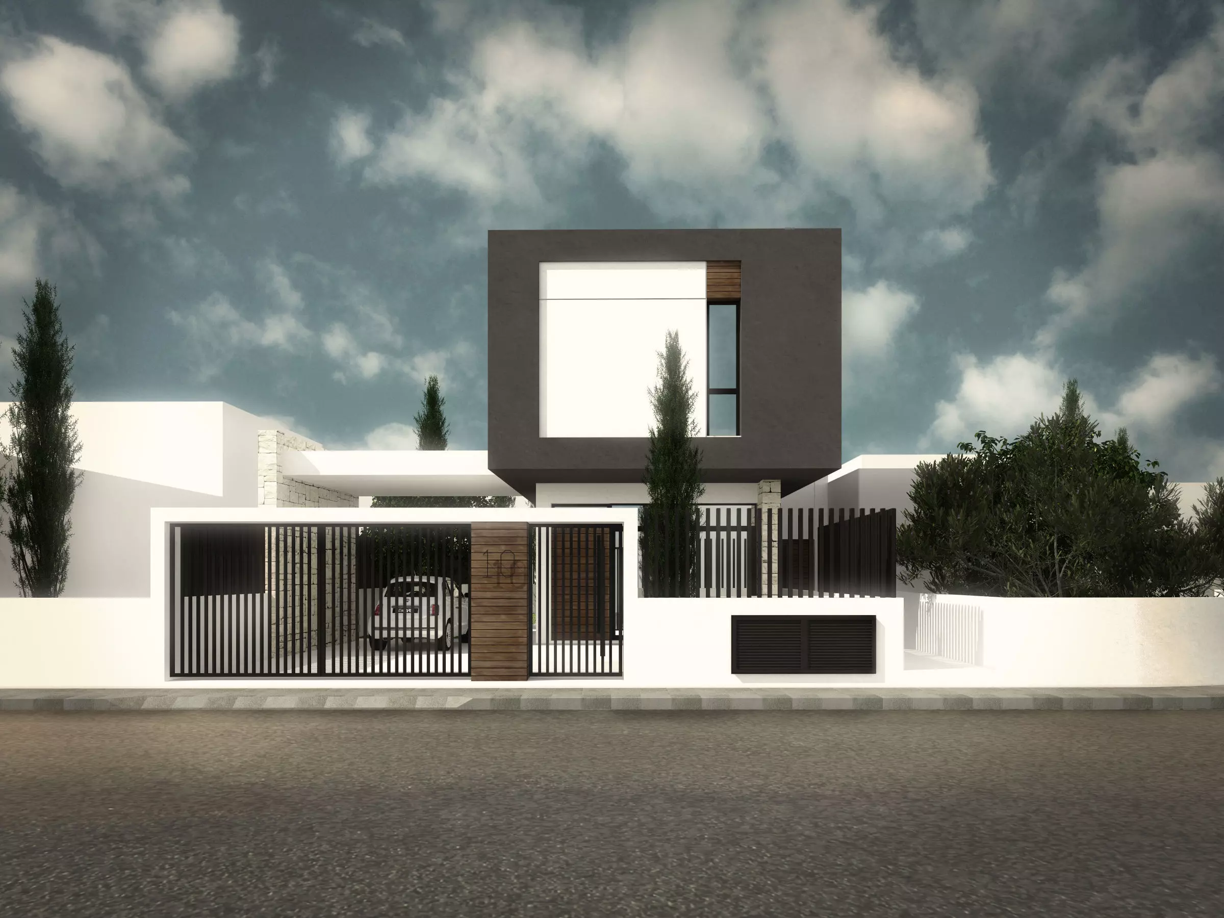 LAZ17 modern house in cyprus 3D model