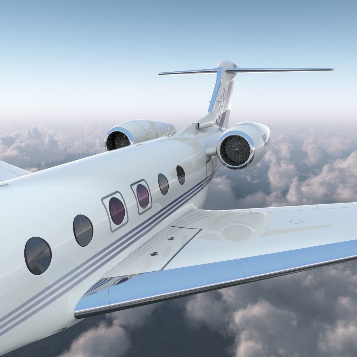 Gulfstream G650 3D model_48